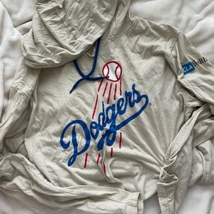 Dodgers long sleeve hooded graphic tee